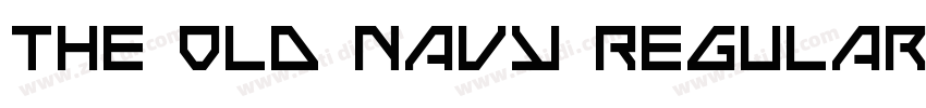 The Old Navy Regular字体转换